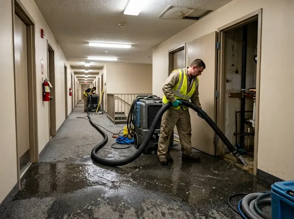 multi-unit-apartment-hallway-f-005 — frequently asked questions, Emergency Burst Pipe Water Extraction & Removal in Catlin,…